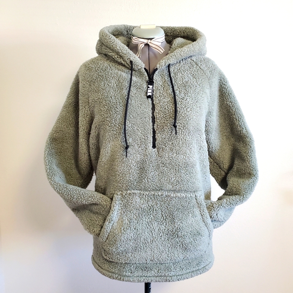 Victoria Secret PINK Sherpa Hoodie M